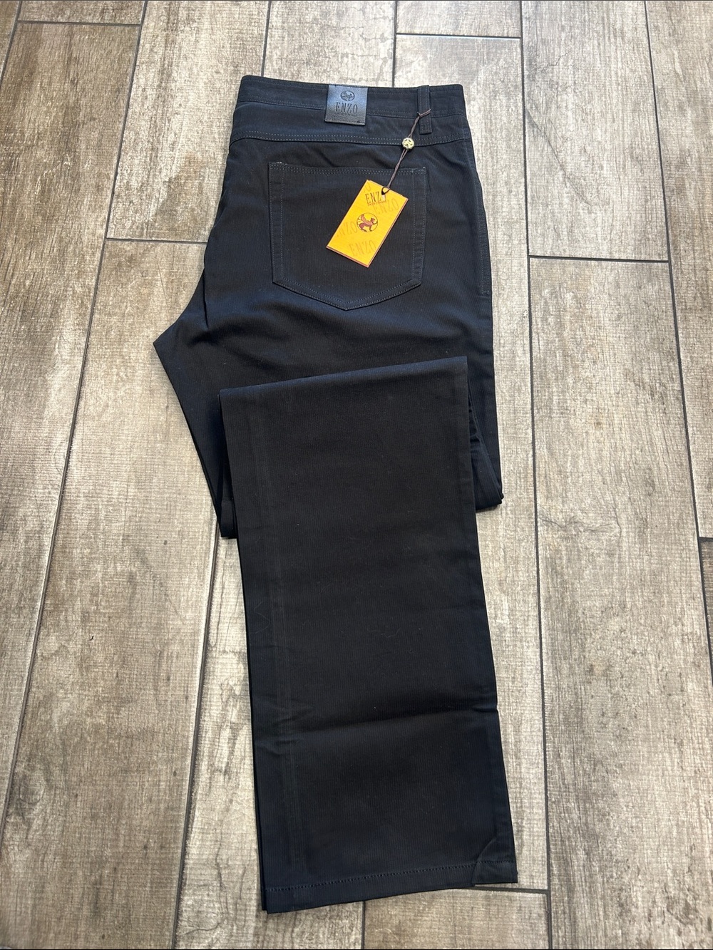 Enzo Tovare Black Soft Leg Jeans / Pants NWT